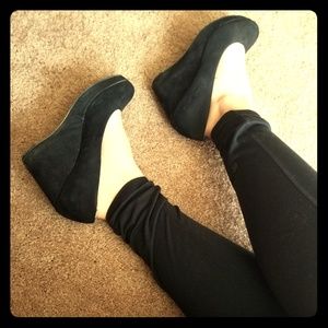 Ana black Chunky Heel